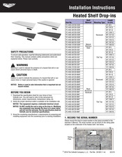 Vollrath FC-4HS-60120-BKF Instrucciones De Instalación