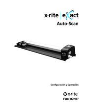 Pantone X-Rite eXact Auto-Scan Configuración Y Operación