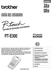 Brother P-touch PT-E300 Guia Del Usuario