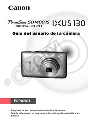 Canon IXUS 130 Guia Del Usuario