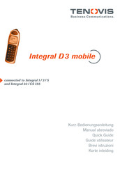 Tenovis Integral D3 Manual Abreviado