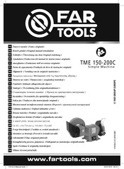 Far Tools BGG 200C Traduccion Del Manual De Instrucciones Originale