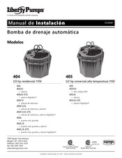 Liberty Pumps 404 Manual De Instalación