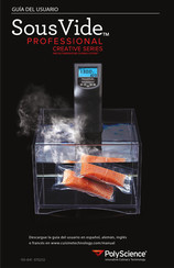 PolyScience SousVide PROFESSIONAL CREATIVE Serie Guia Del Usuario