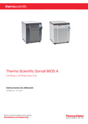 ThermoFisher Scientific Sorvall BIOS A Instrucciones De Utilizacion