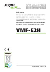 AERMEC VMF-E2H Manual De Instrucciones E Instalación