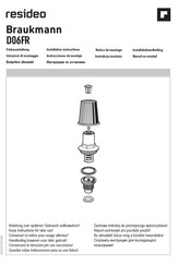 resideo D06F3 Instrucciones De Montaje