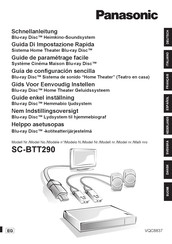 Panasonic SC-BTT290 Guía De Configuración