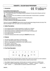 Velleman VQS4CRT3 Manual De Instrucciones