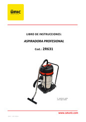 Unic 2R631 Libro De Instrucciones