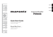 Marantz PM8006 Guia De Inicio Rapido