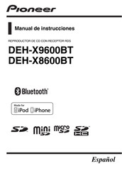 Pioneer DEH-X8600BT Manual De Instrucciones