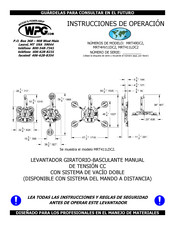 WPG MRT411LDC2 Instrucciones De Operación