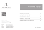 DOMUS LINE X-DRIVER Manual De Instalación