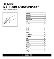 Nellcor Durasensor OXIMAX DS-100A Manual De Usuario