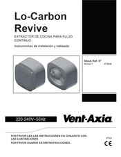 Vent-Axia Lo-Carbon Revive Instrucciones De Instalación