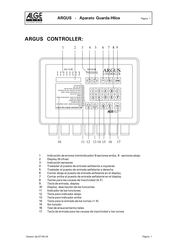 ALGE-Timing ARGUS Manual De Instrucciones