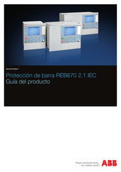 ABB Relion REB670 2.1 IEC Guía Del Producto