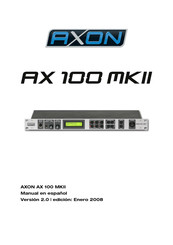 Axon AX 100 MKII Manual De Instrucciones