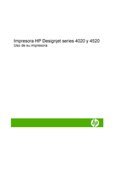 HP Designjet 4020 Serie Manual De Instrucciones