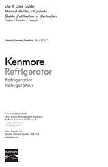 Kenmore 253.70722 Serie Manual De Uso Y Cuidado