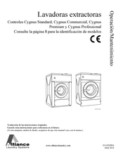 Alliance Laundry Systems IXY045 Operación/Mantenimiento