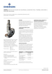 Emerson SEMPELL MINI-S Serie Instrucciones Para Operación