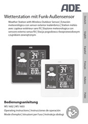 ADE WS 1603 Instrucciones De Operación
