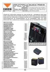 Riello Elettronica Cardin PRG850BC Manual De Instrucciones