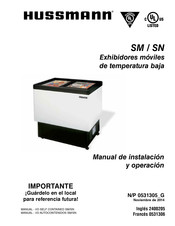 Hussmann SN Serie Manual De Instalación Y Operación