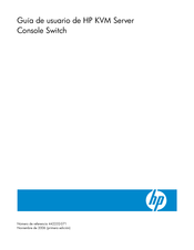 HP 1X4 Server Console Switch Guía De Usuario