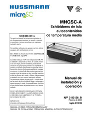 Hussmann MNGSC-A Manual De Instalación Y Operación