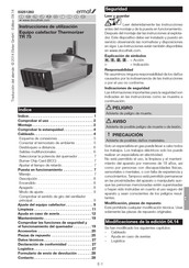 Elster ermaf TR 75 Instrucciones De Utilizacion