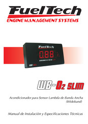 FuelTech WB-02 SLIM Manual De Instalación Y Especificaciones Técnicas