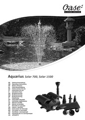 Oase Aquarius Solar 700 Instrucciones De Uso