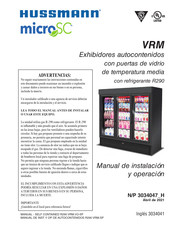 Hussmann micro SC VRM3B Manual De Instalación Y Operación