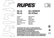 Rupes NL13EMCR Instrucciones De Uso Y Manutención