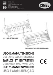 MO-EL MO-STICK INOX 372 Uso Y Mantenimiento