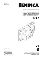 Beninca KT3 Libro De Instrucciones