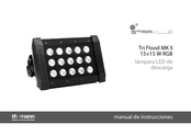 thomann STARVILLE Tri Flood MK II 15x15 W RGB Manual De Instrucciones