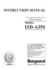 Ikegami Hyper Wide Dynamic ISD-A35S Manual De Instruccions