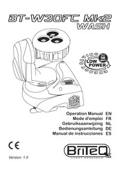 Briteq BT-W30FC Mk2 Manual De Instrucciones