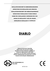 Dru DIABLO Manual De Instalación Y Guía Del Usuario