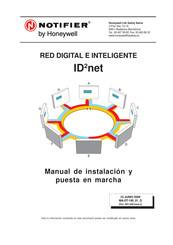 Honeywell NOTIFIER ID2 net Manual De Instalación Y Puesta En Marcha