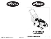 Ariens A160H22 Manual Del Usuario