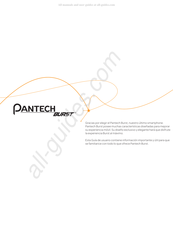 Pantech BURST Manual Del Usuario