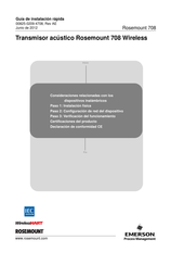 Emerson Rosemount 708 Guía De Instalación Rápida