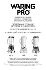 Waring PRO MBB Manual Del Usuario