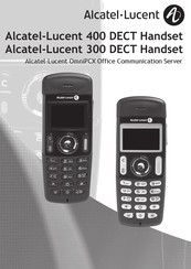 Alcatel-Lucent 300 DECT Handset Manual Del Usuario