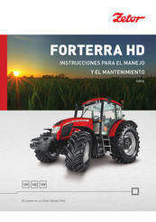 Zetor FORTERRA HD 150 Instrucciones Para El Manejo Y El Mantenimiento